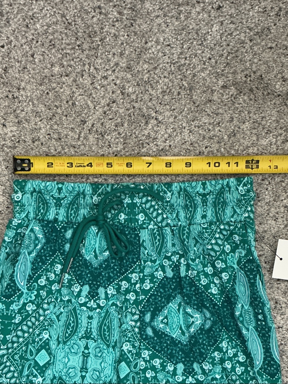 NWT Love Poem Boho Straight-Leg Pants ~ Teal - Picture 6 of 11